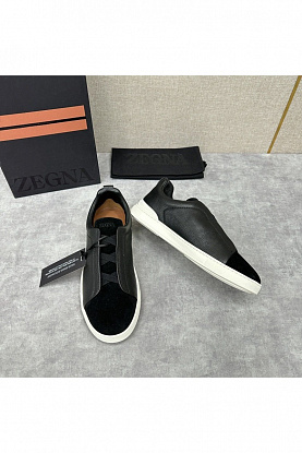 Мужские кроссовки Triple Stitch Leather - Black