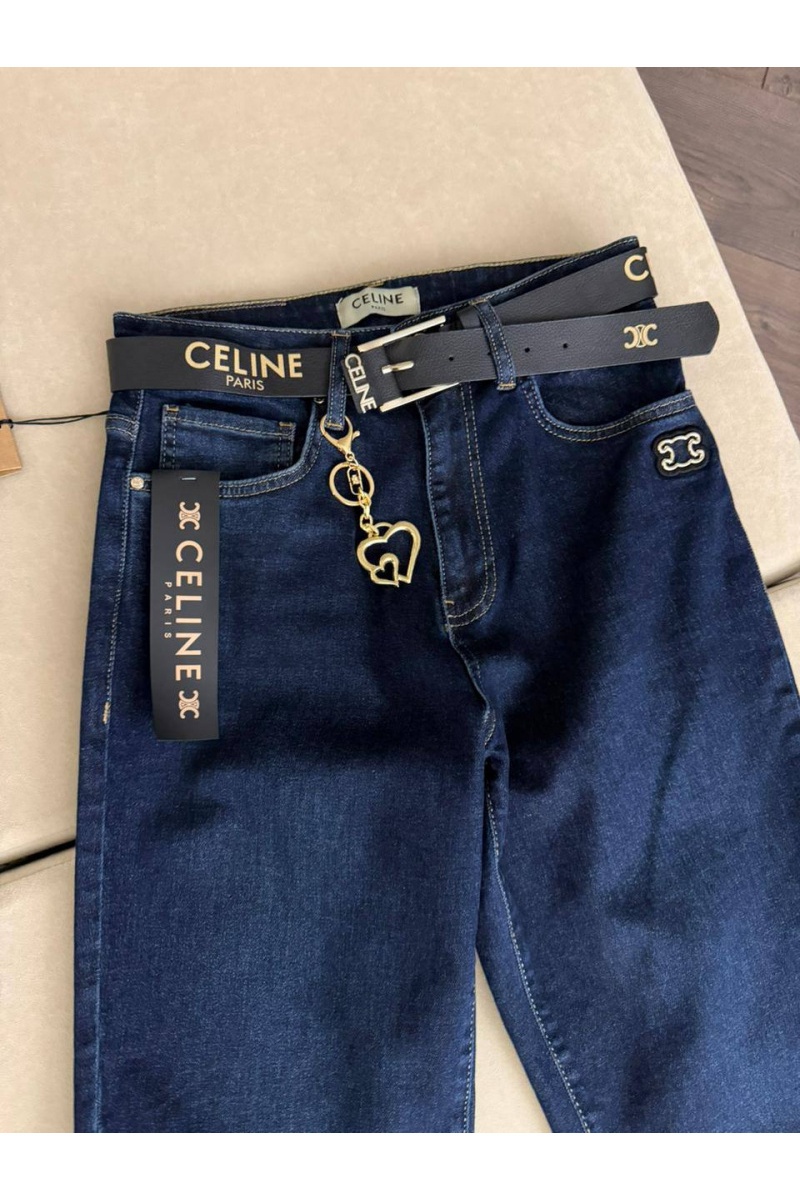 Celine Женские синие джинсы 