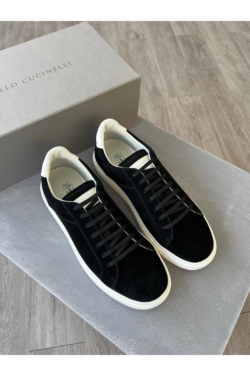 Designer Чёрные замшевые кроссовки  