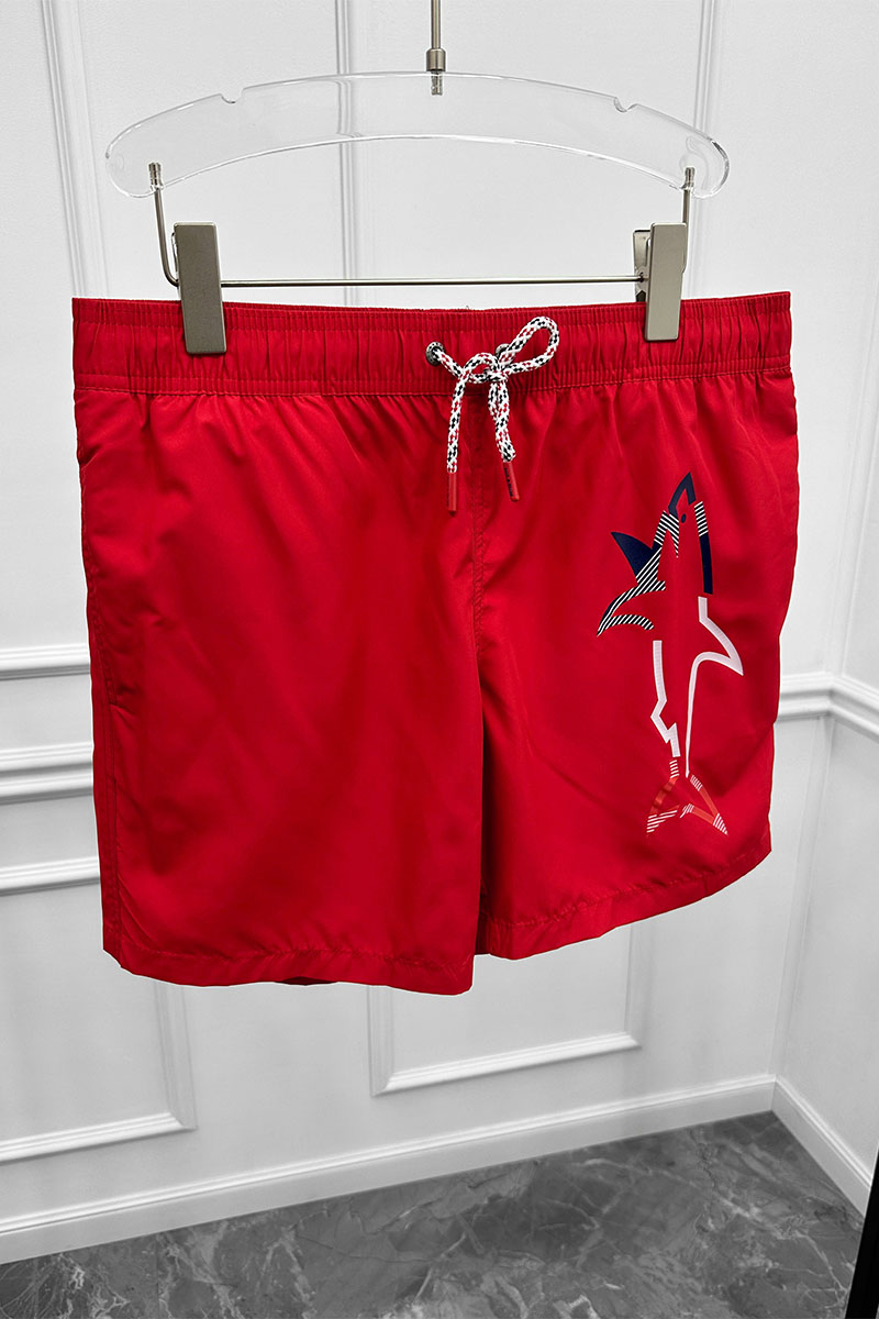 Paul & Shark Мужские шорты красного цвета 