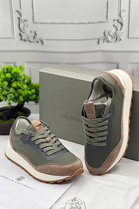 Мужские комбинированные кроссовки 