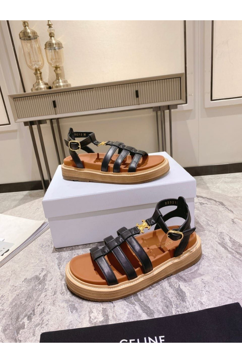 Celine Женские сандалии Premium - Black