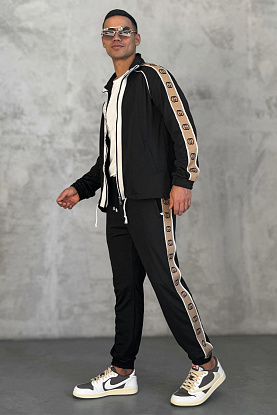 Мужской костюм Technical taped logo - Black