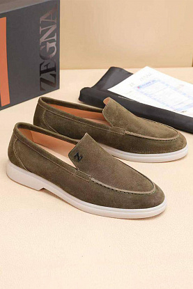 Мужские замшевые лоферы