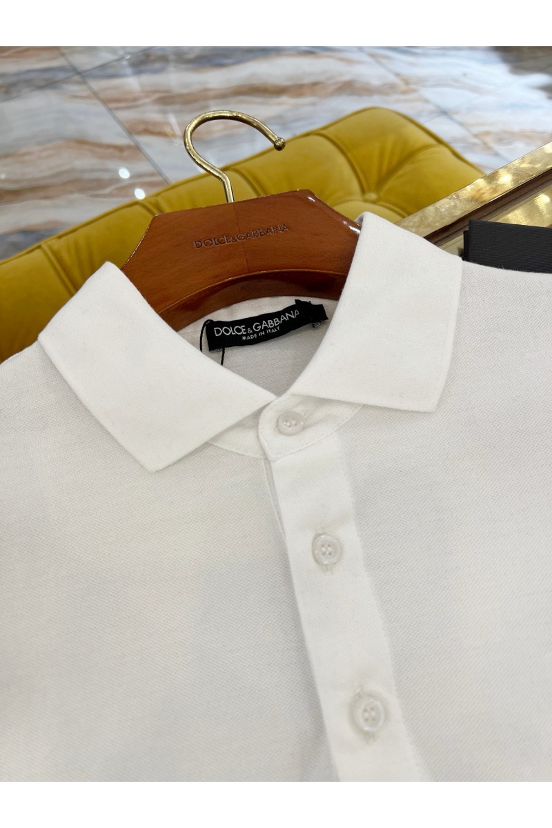 Dоlсе & Gаbbаnа Мужское поло Premium - White