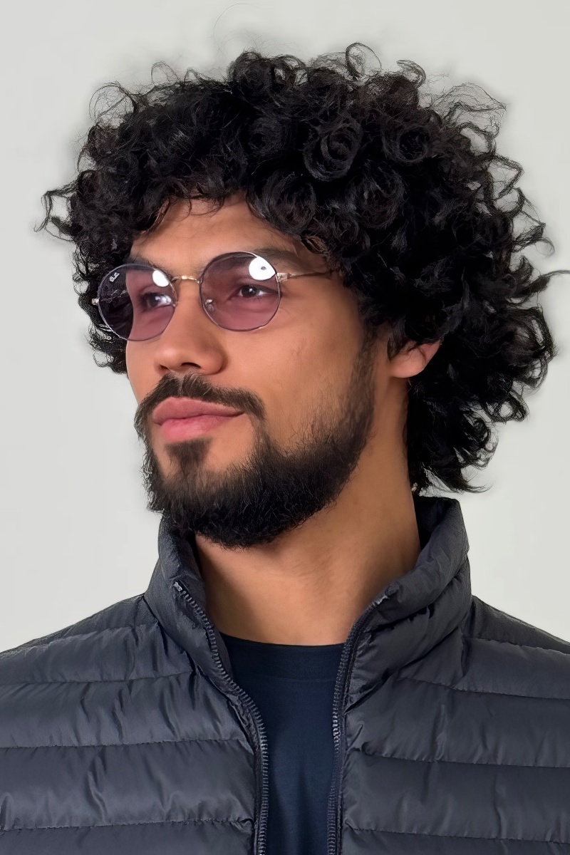 Ray Ban Солнцезащитные очки Oval Metal - Purple
