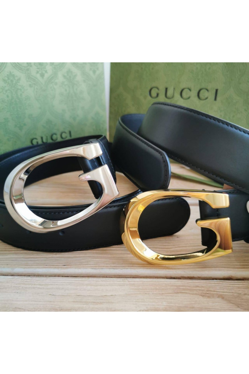Gucci Кожаный ремень (длина 85 / 90 см) - Gold