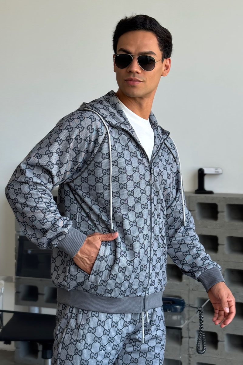 Gucci Кофта на молнии GG Monogram