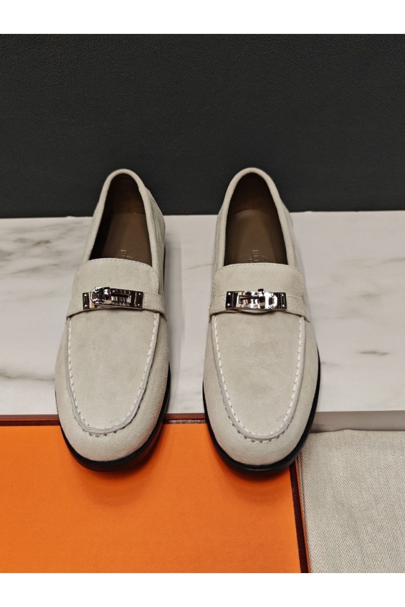 Hermes Женские замшевые лоферы 