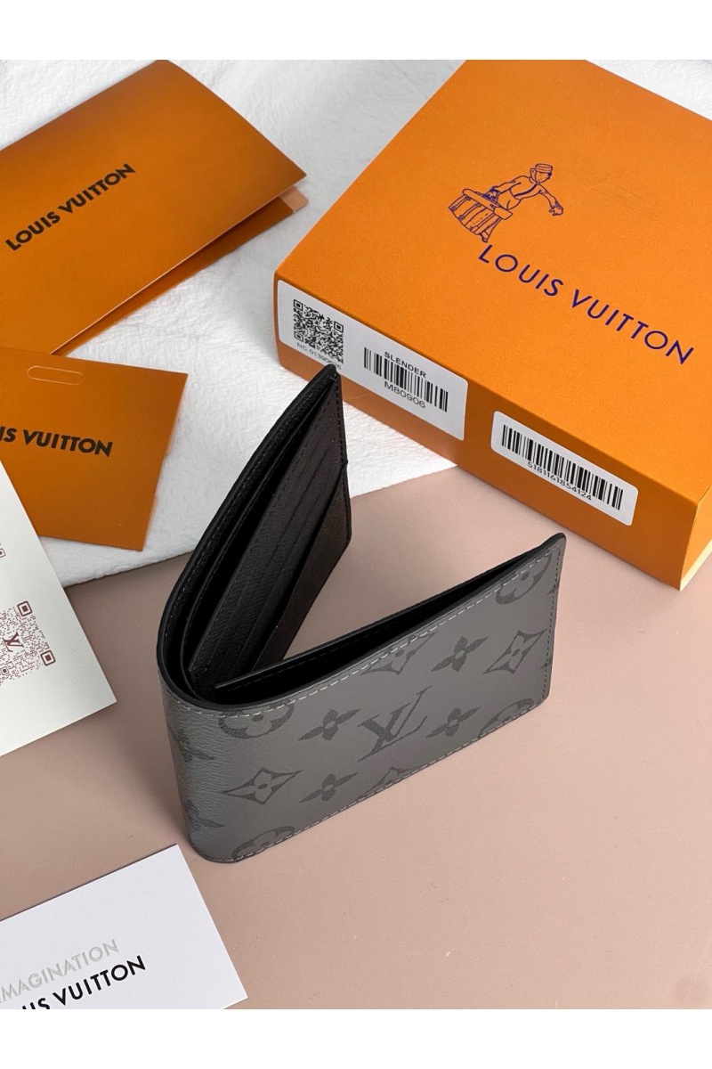 Lоuis Vuittоn Кожаный кошелёк Slender Premium 11x8.5x1 см