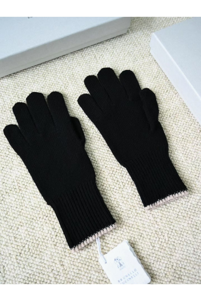 Designer Кашемировые перчатки premium - Black