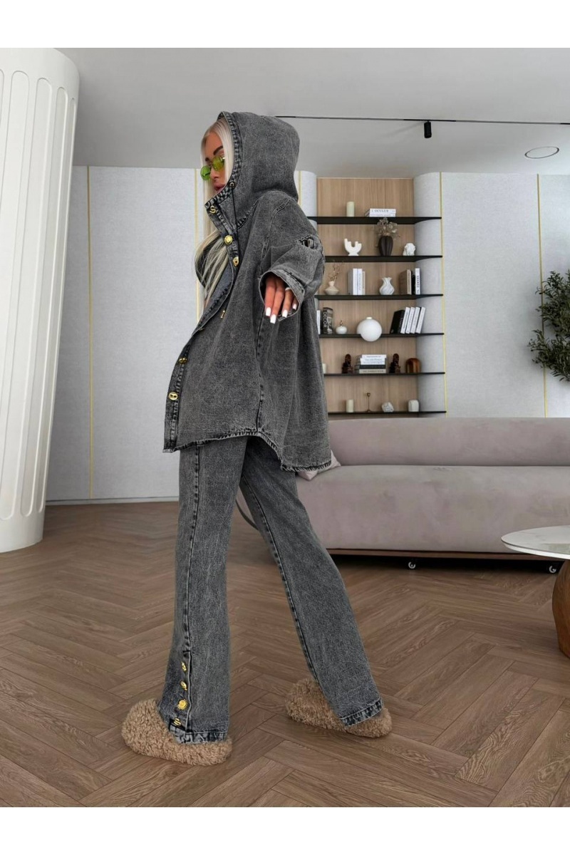 Schiaparelli Женский джинсовый костюм premium - Grey