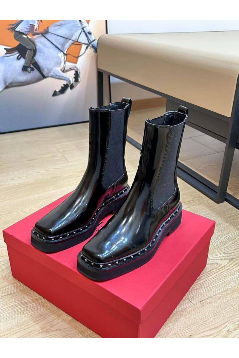 Valentino Женские кожаные сапоги Valentino premium