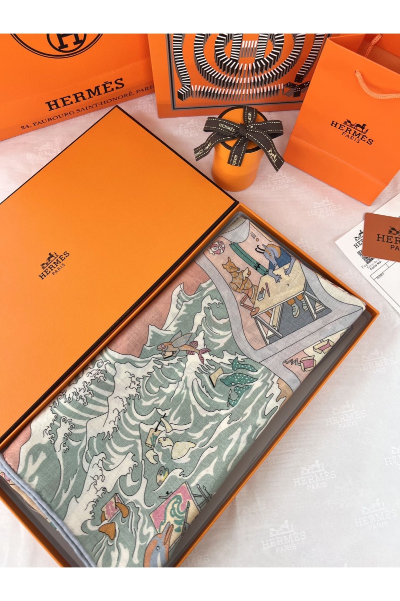 Hermes Платок Academia Hippica premium 140x140 см