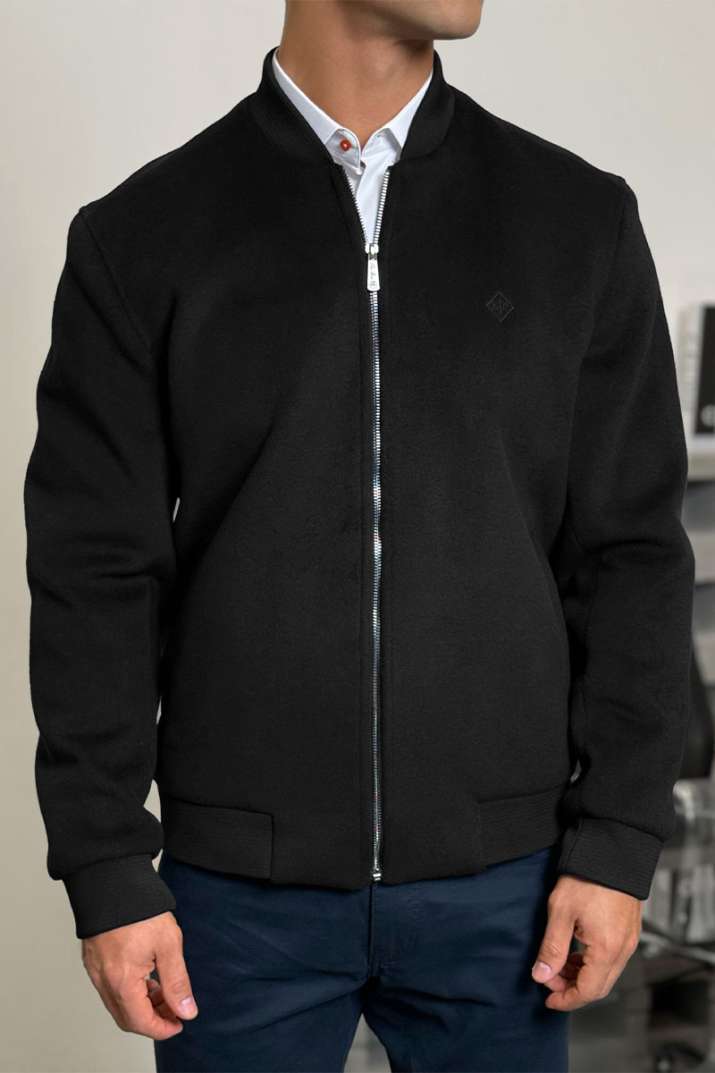 Loro Piana Мужской бомбер чёрного цвета