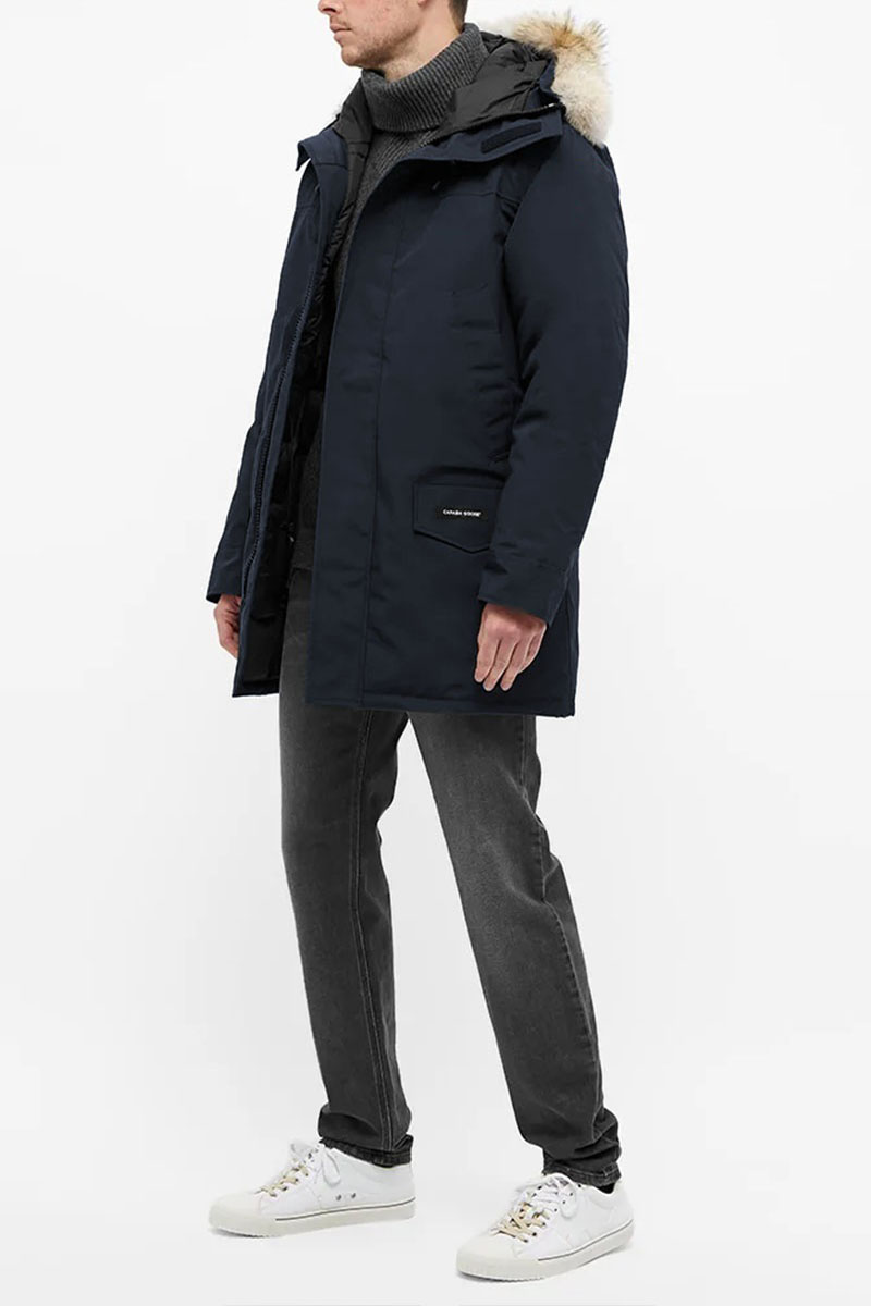 Canada Goose Утеплённая парка тёмно-синего цвета Langford