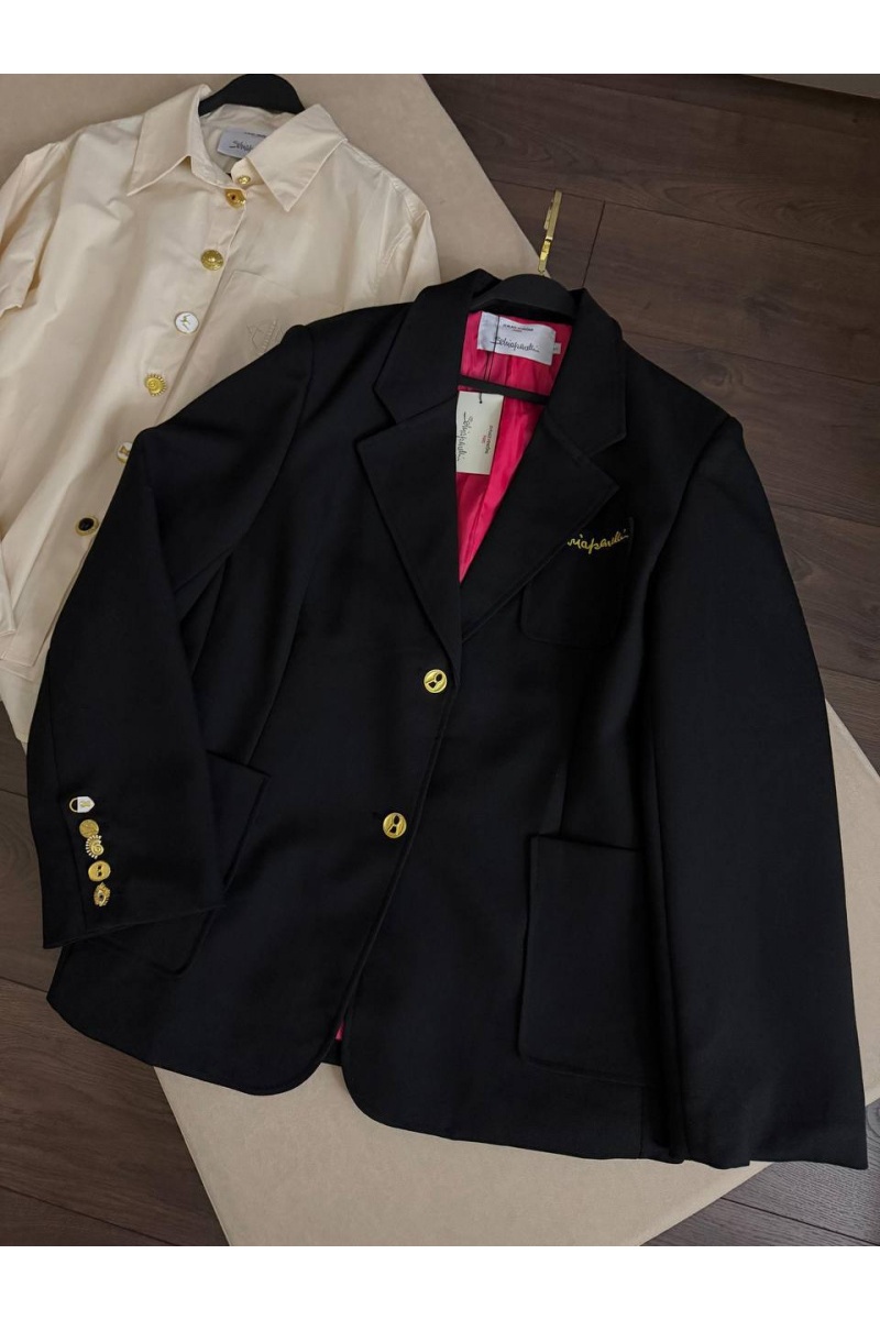 Schiaparelli Чёрный женский пиджак premium