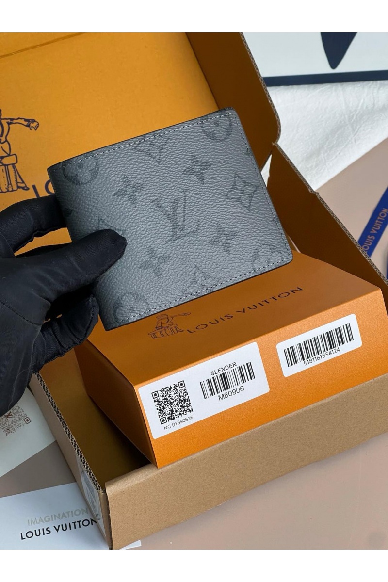 Lоuis Vuittоn Кожаный кошелёк Slender Premium 11x8.5x1 см