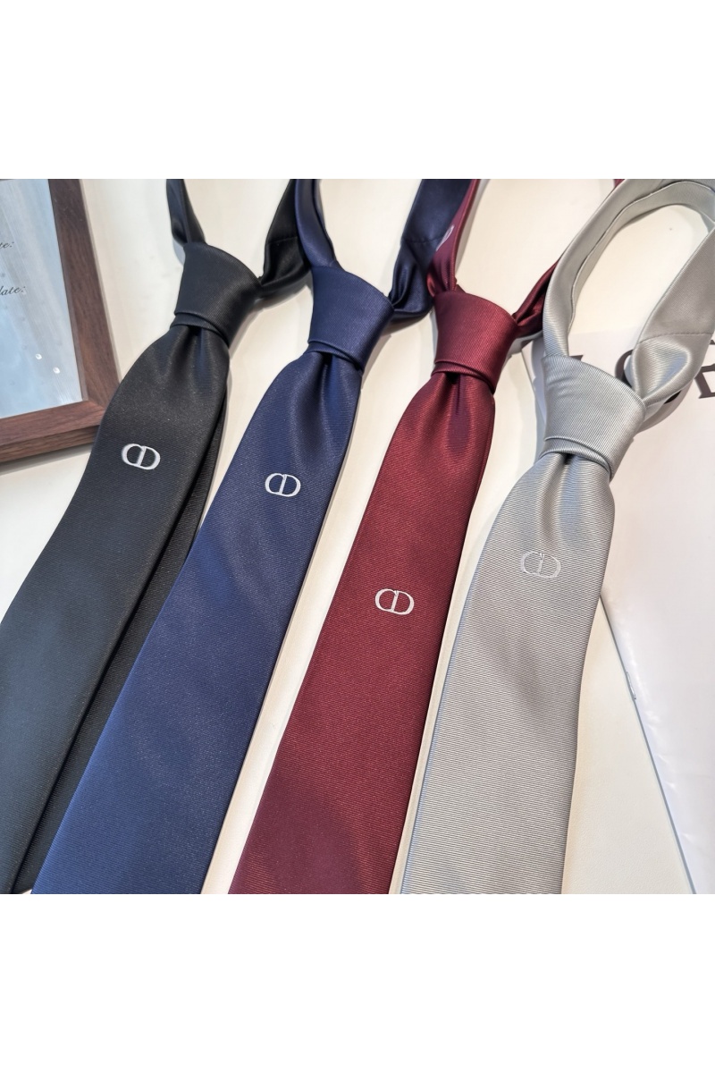 Dior Галстук logo-embroidered premium - Grey