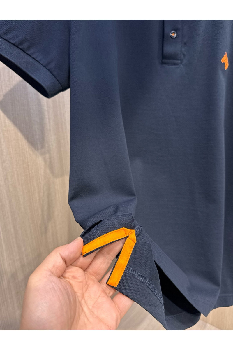 Hermes Мужское поло Premium - Navy