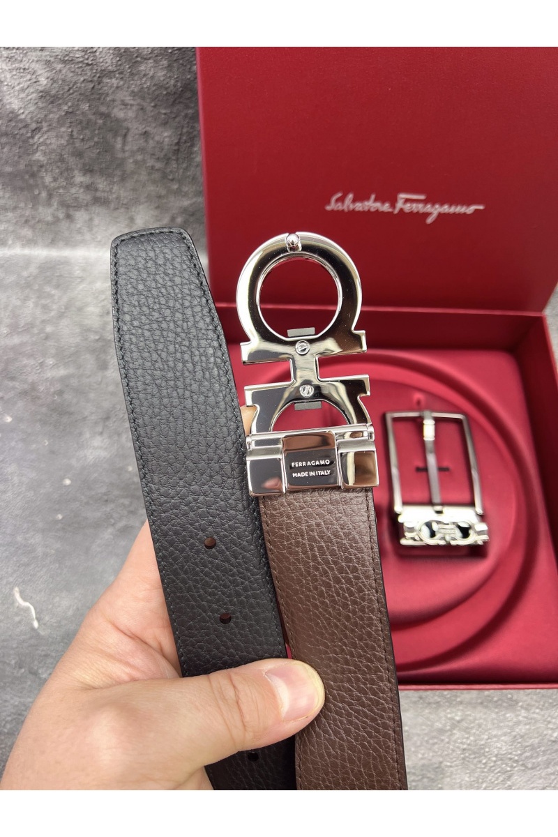 Salvatore Ferragamo Кожаный ремень premium