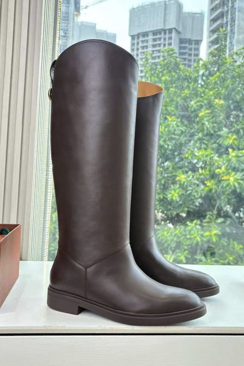 Loro Piana Женские кожаные сапоги premium - Brown