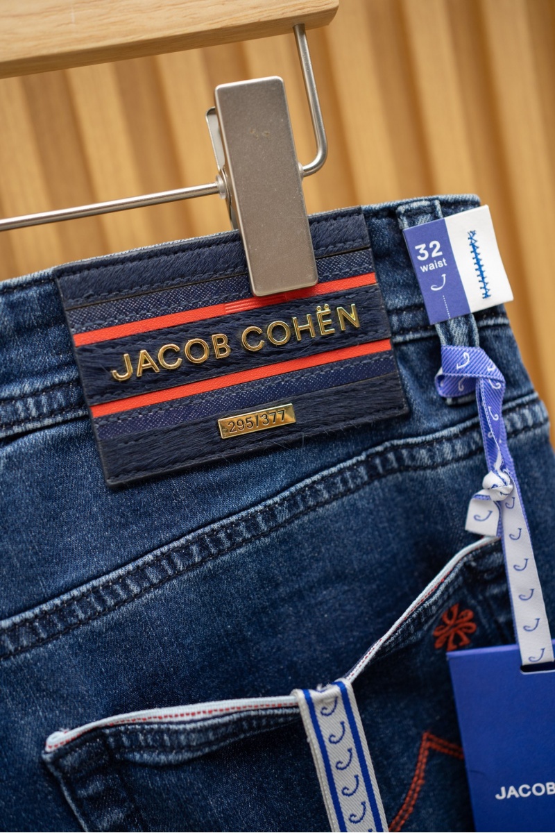 Jacob Cohen Мужские синие джинсы Premium