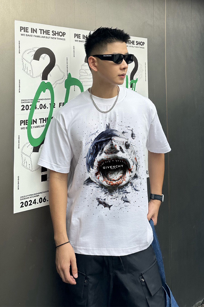 Givenchy Белая оверсайз футболка Premium