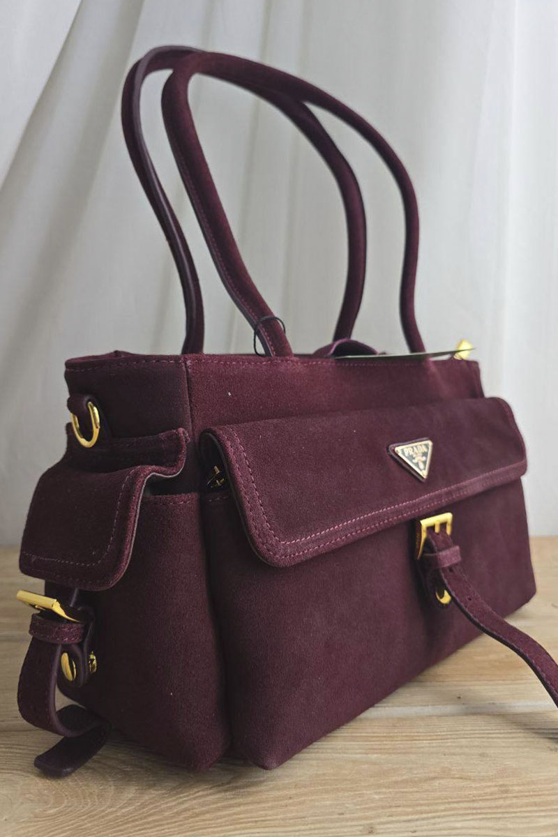 Prada Замшевая сумка 30x16 см