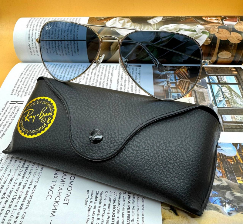 Ray Ban Солнцезащитные очки Aviator Large Metal