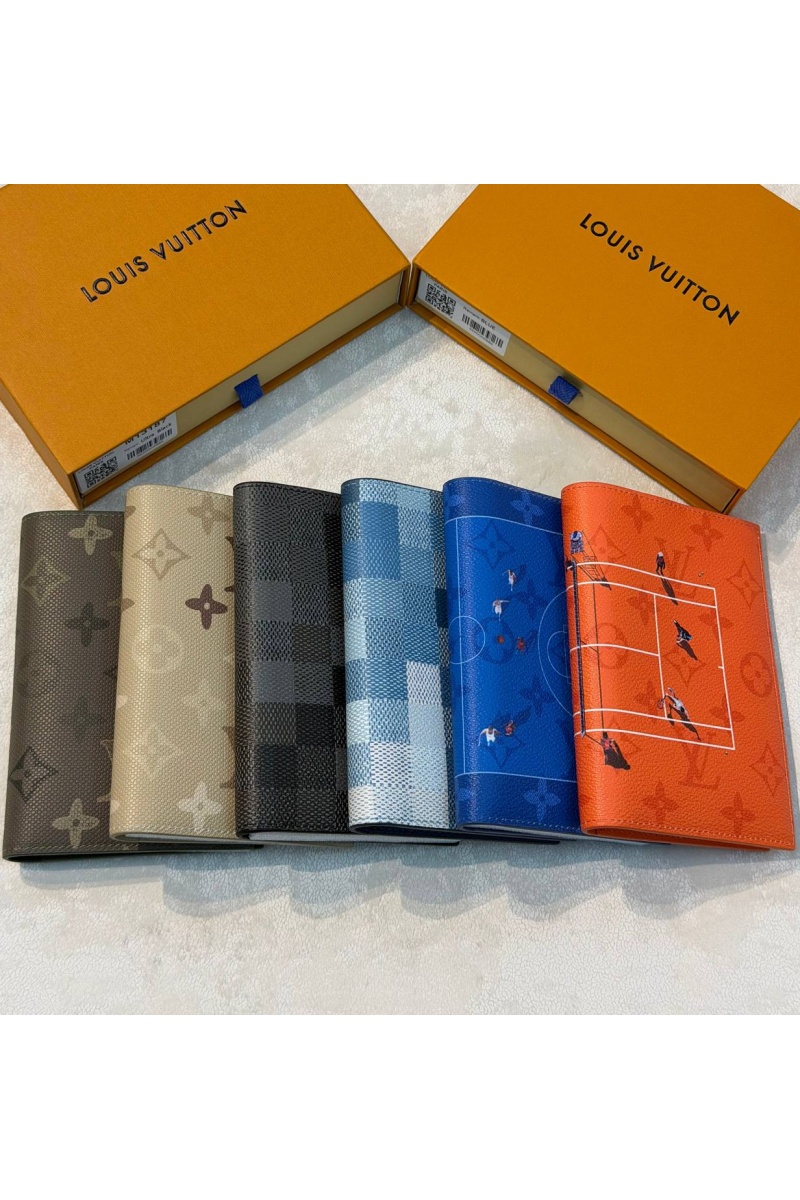 Lоuis Vuittоn Кожаная обложка для паспорта Monogram Surplus premium 14x10x2.5 см