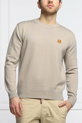 Джемпер Tiger logo-patch - Beige