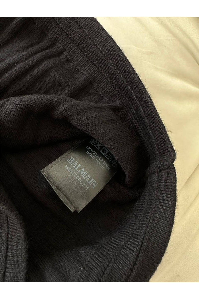 Balmain Женское бандажное платье с ремнем Balmain