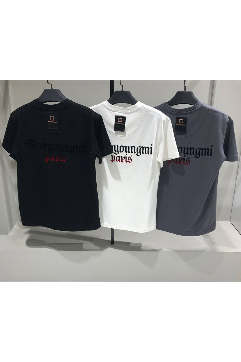Designer Clothing Мужская футболка Wooyoungmi Paris - Black