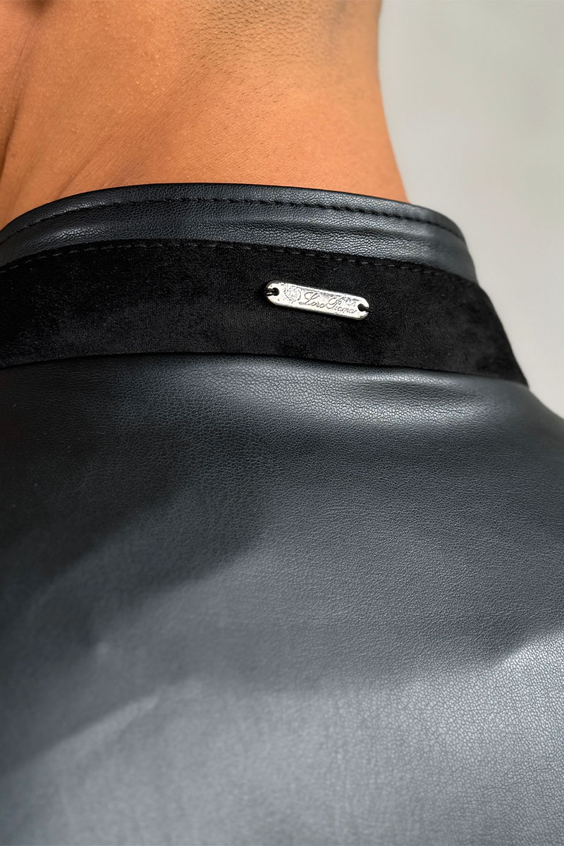 Loro Piana Мужская кожаная куртка 