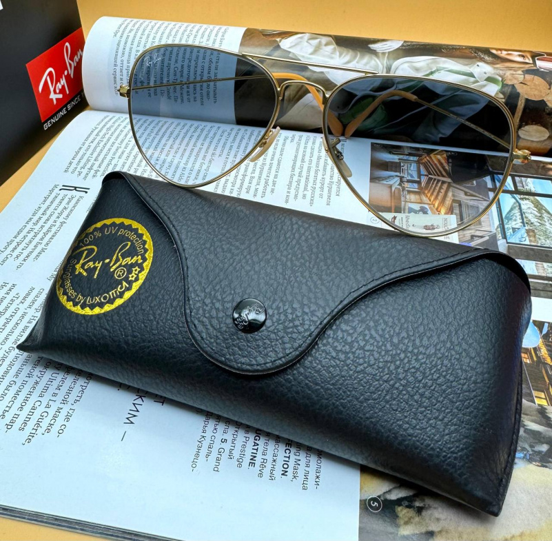 Ray Ban Солнцезащитные очки  Aviator Large Metal - Matte Frame