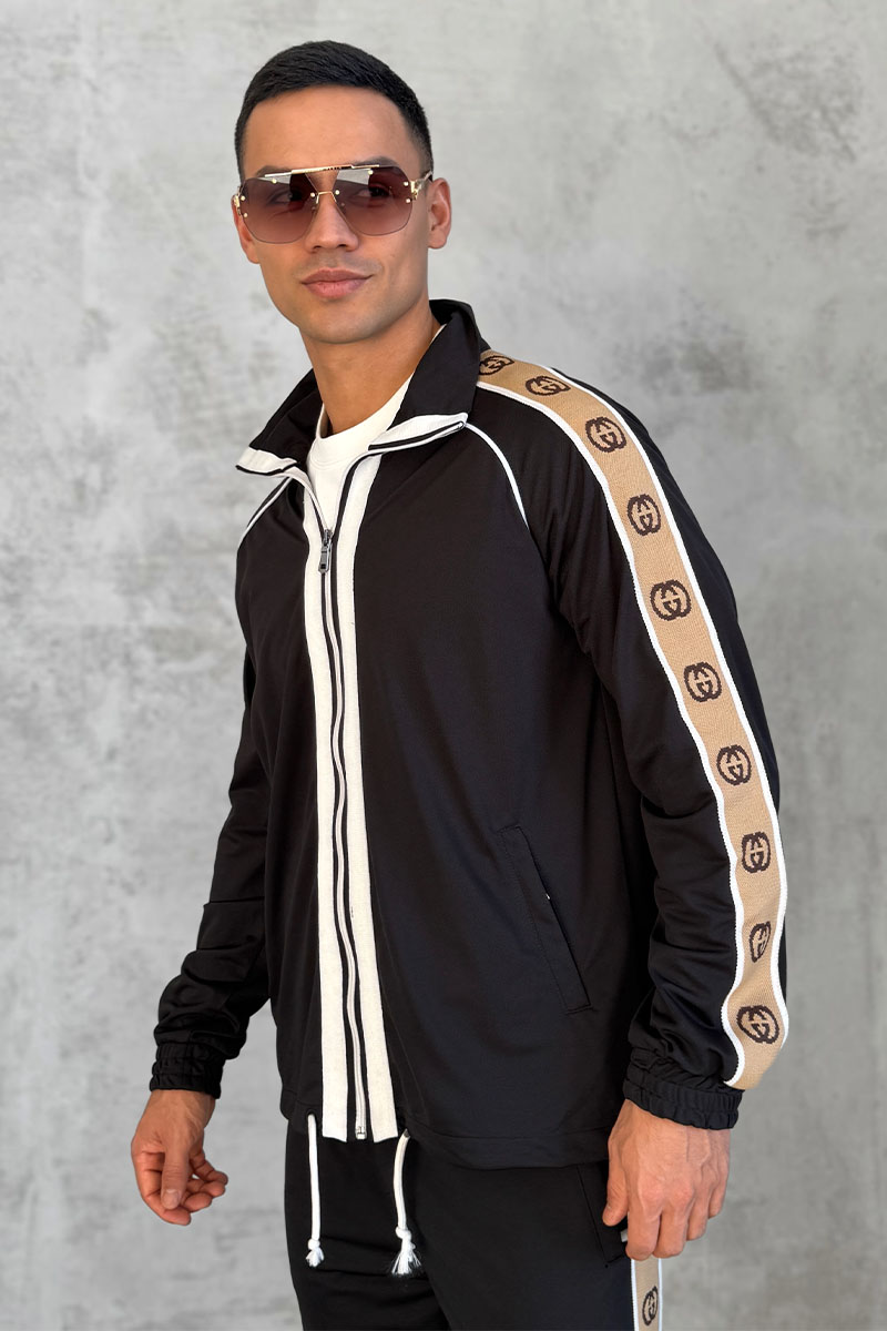 Gucci Мужской костюм Technical taped logo - Black