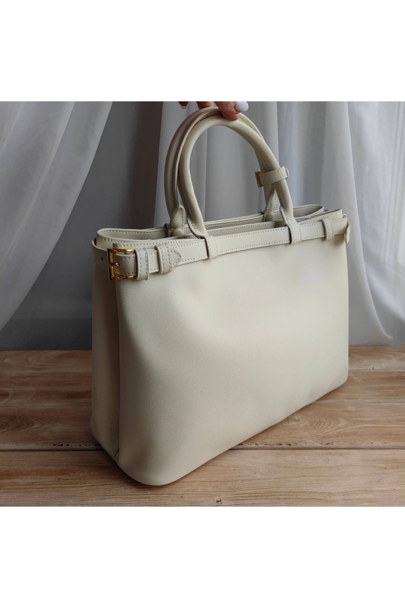 Prada Женская кожаная сумка Buckle 35x25 см (2 расцветки)