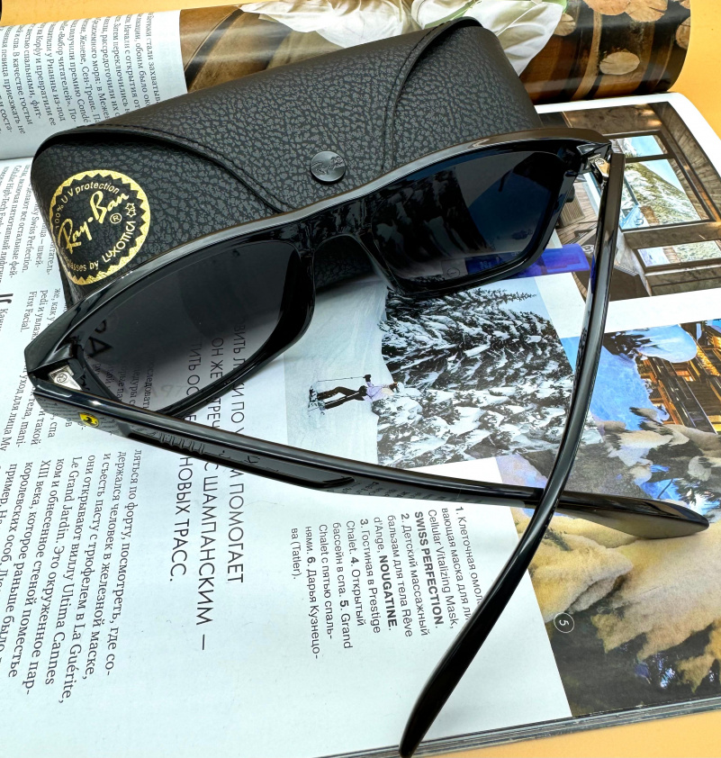 Ray Ban Солнцезащитные очки Scuderia Ferrari - Black