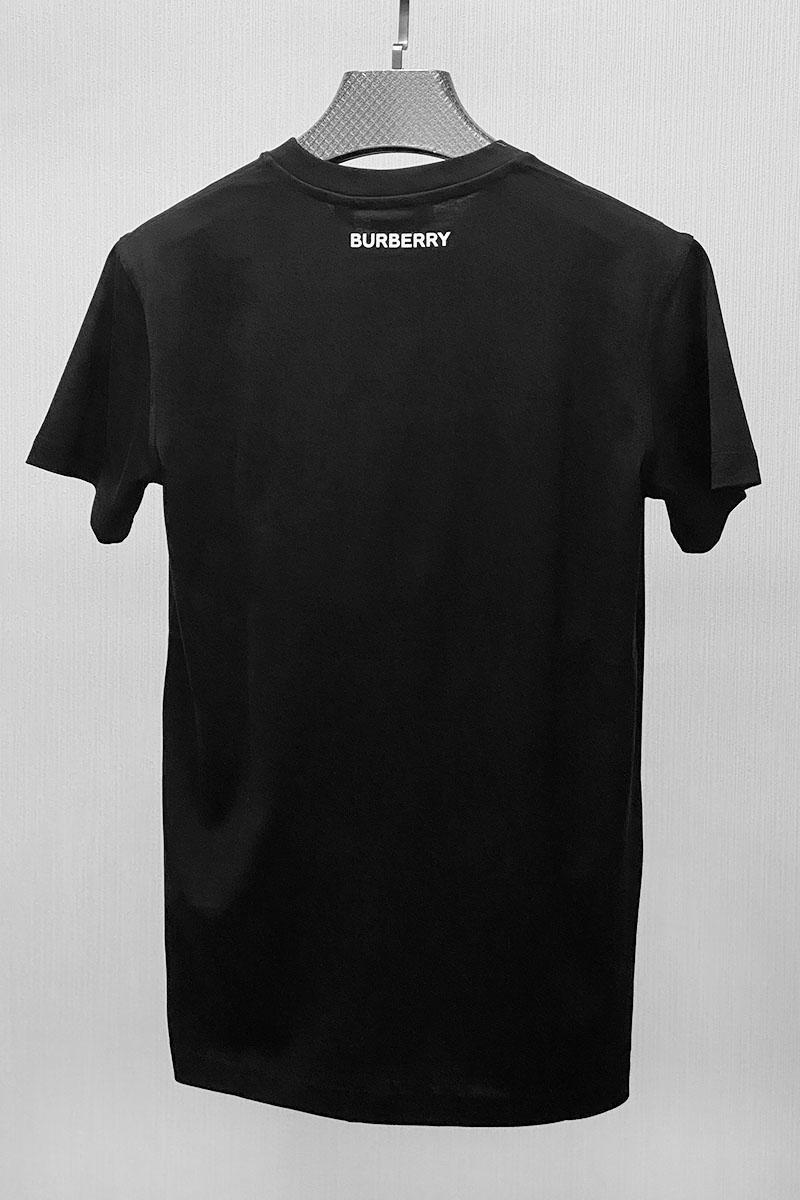 Burberry Мужская футболка 3D Logo - Black