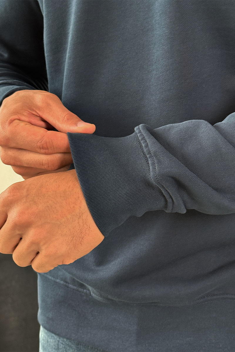 Hugо Воss Тёмно-синий свитшот Dranach chest-tape