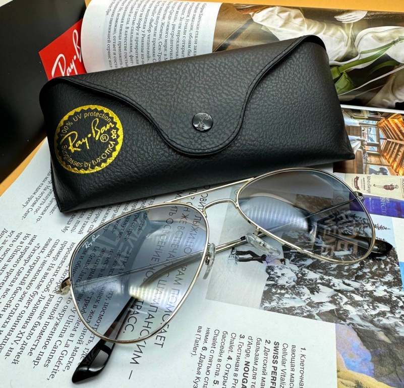 Ray Ban Солнцезащитные очки Aviator Large Metal