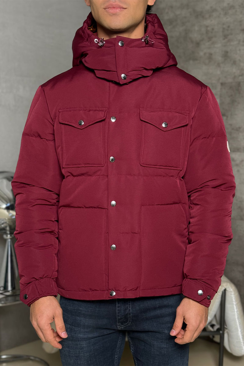 Moncler Мужской пуховик Fornas - Burgundy 