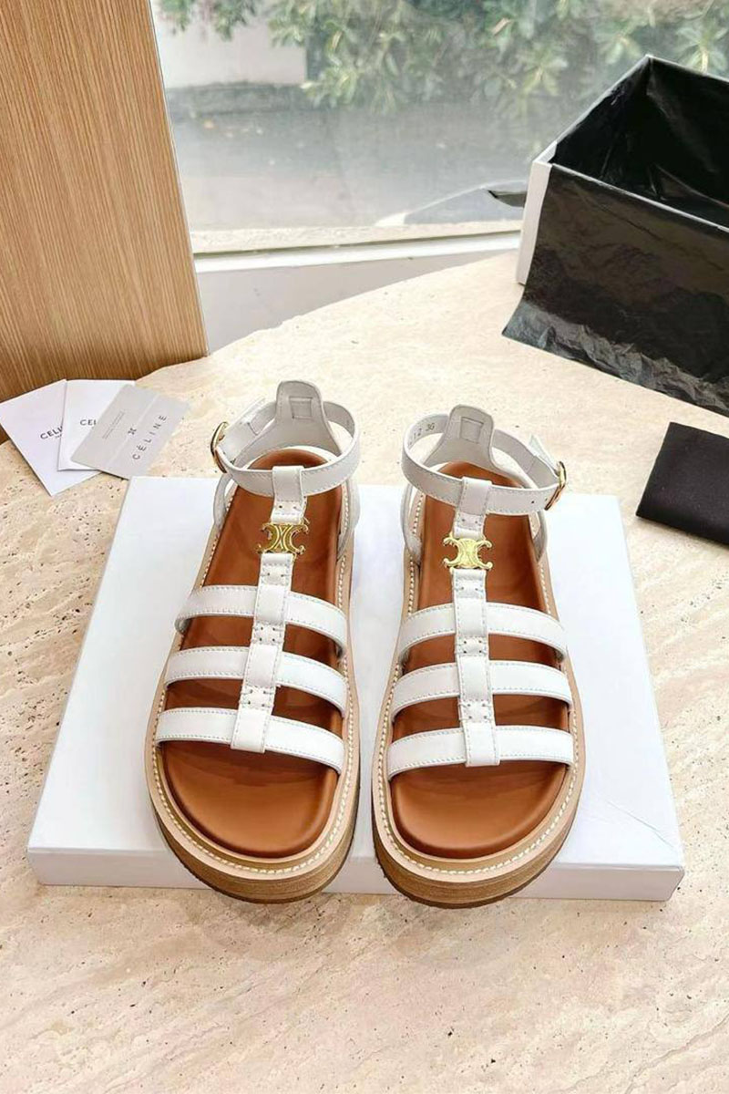 Celine Женские сандалии Premium - White
