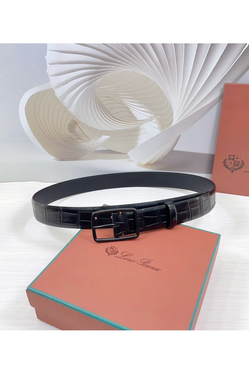 Loro Piana Кожаный ремень Premium (ширина 3.5 см)