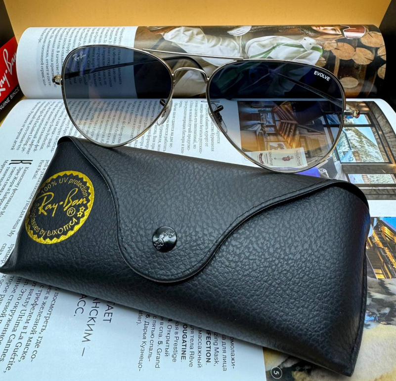 Ray Ban Солнцезащитные очки Aviator Large Metal