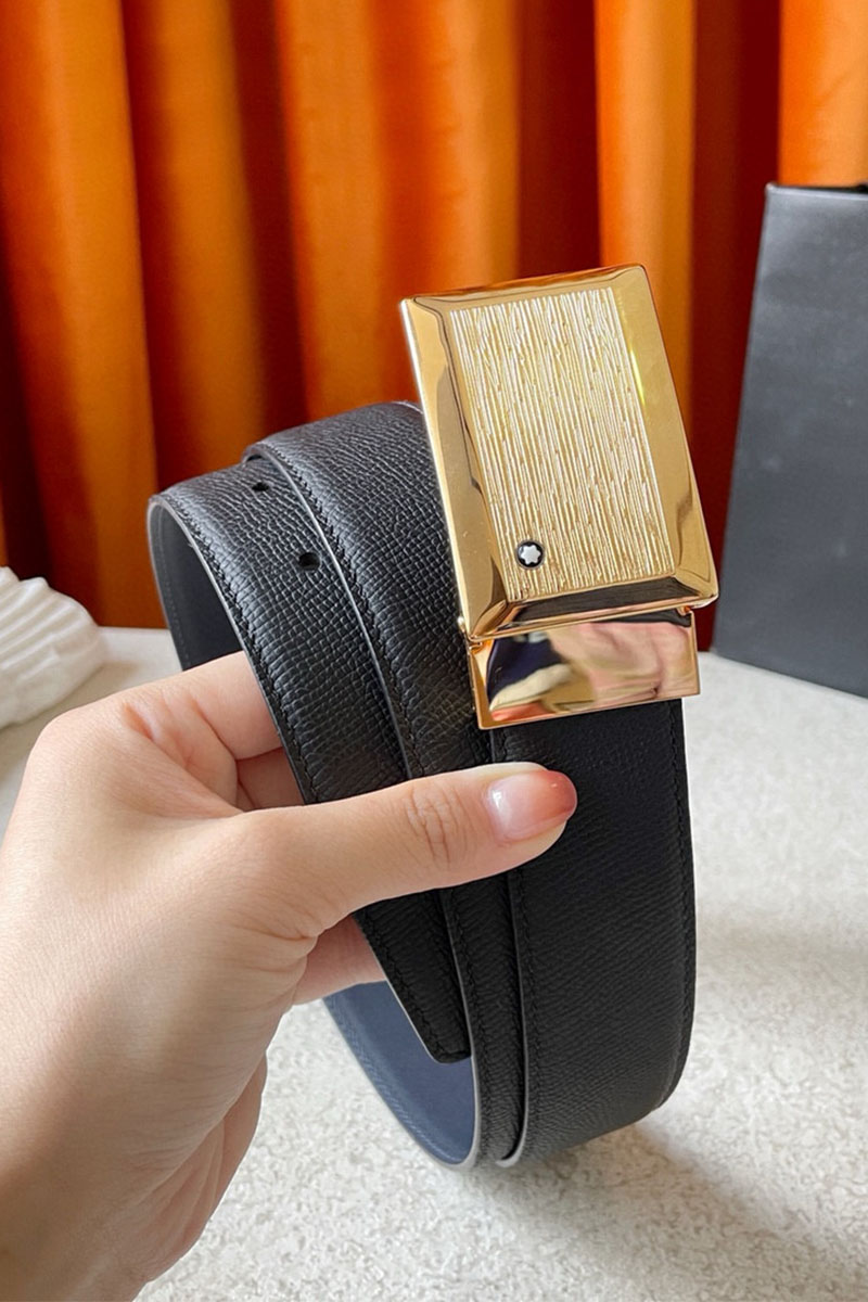 Montblanc Двусторонний кожаный ремень Premium (ширина 3.5 см)