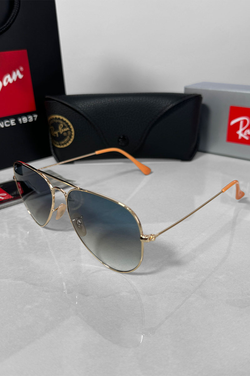 Ray Ban Солнцезащитные очки Aviator Large Metal - Blue 
