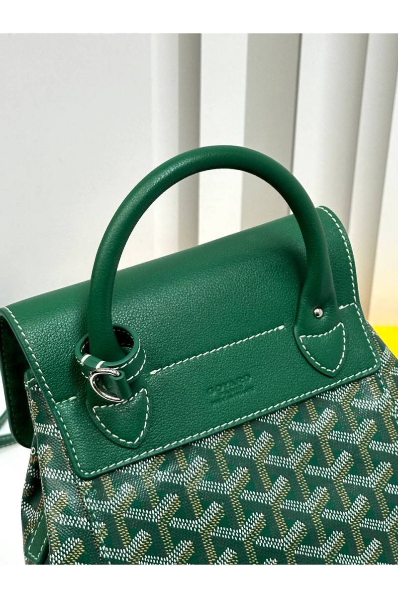 Designer Clothing Женский рюкзак Goyard Alpin Mini Premium 23x19x9.5 см - Green