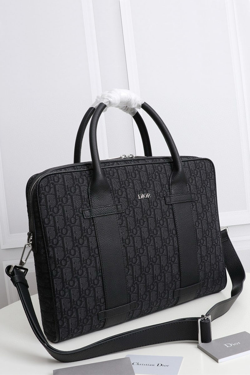 Dior Портфель Oblique Premium 38x28x7 см